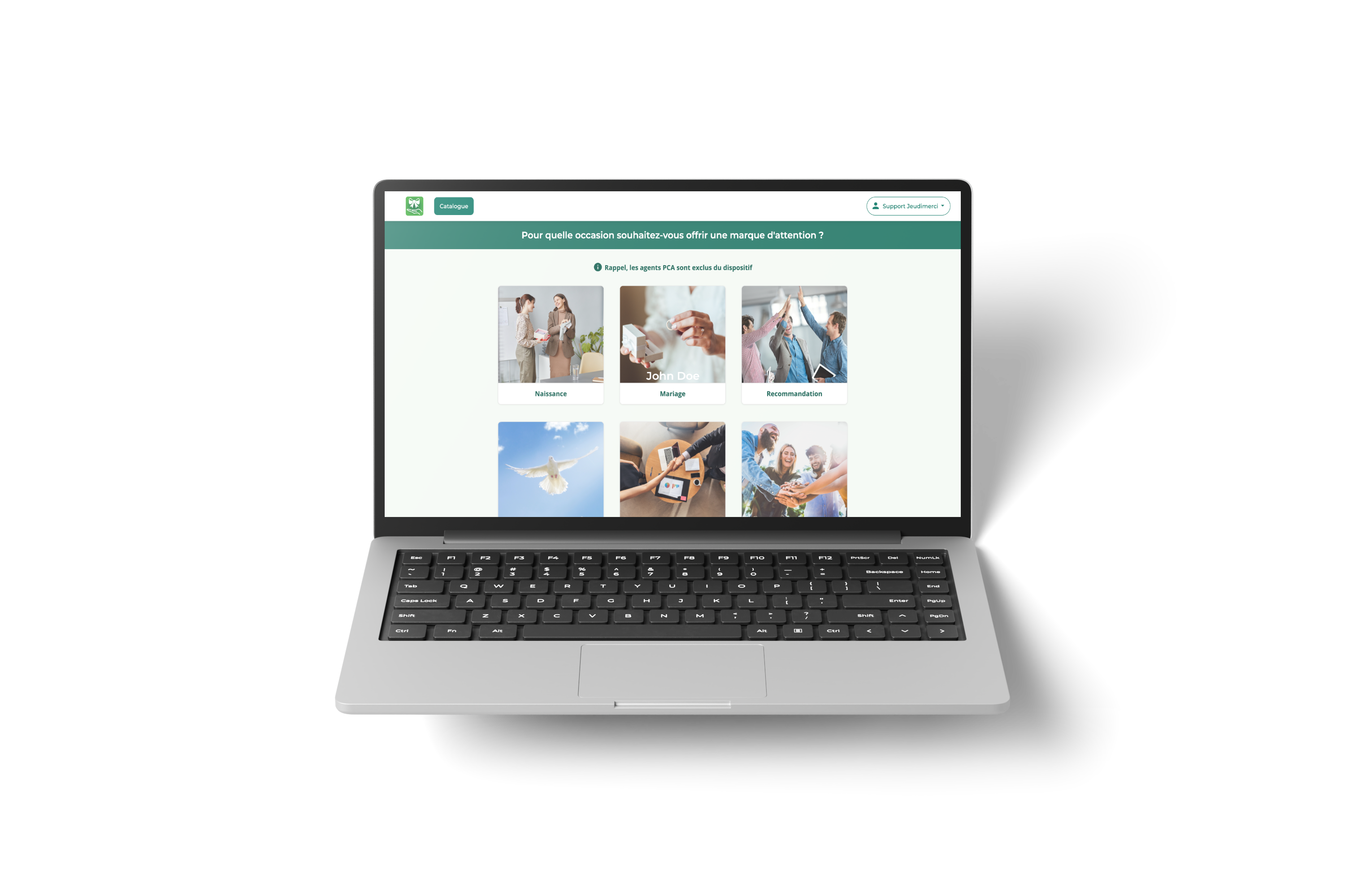 Visuel de la plateforme "Marques d'Attention"