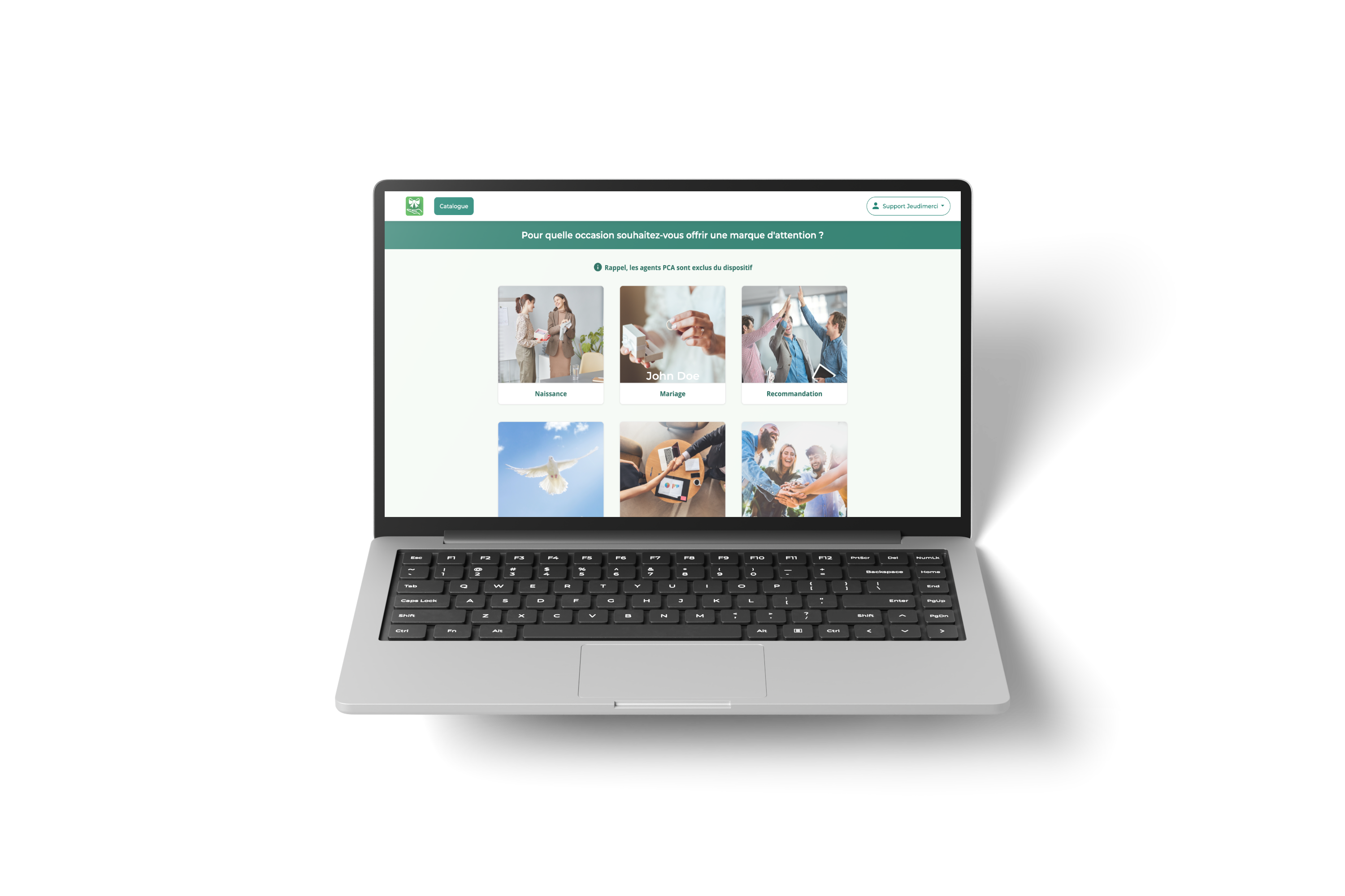 Visuel de la plateforme "Marques d'Attention"